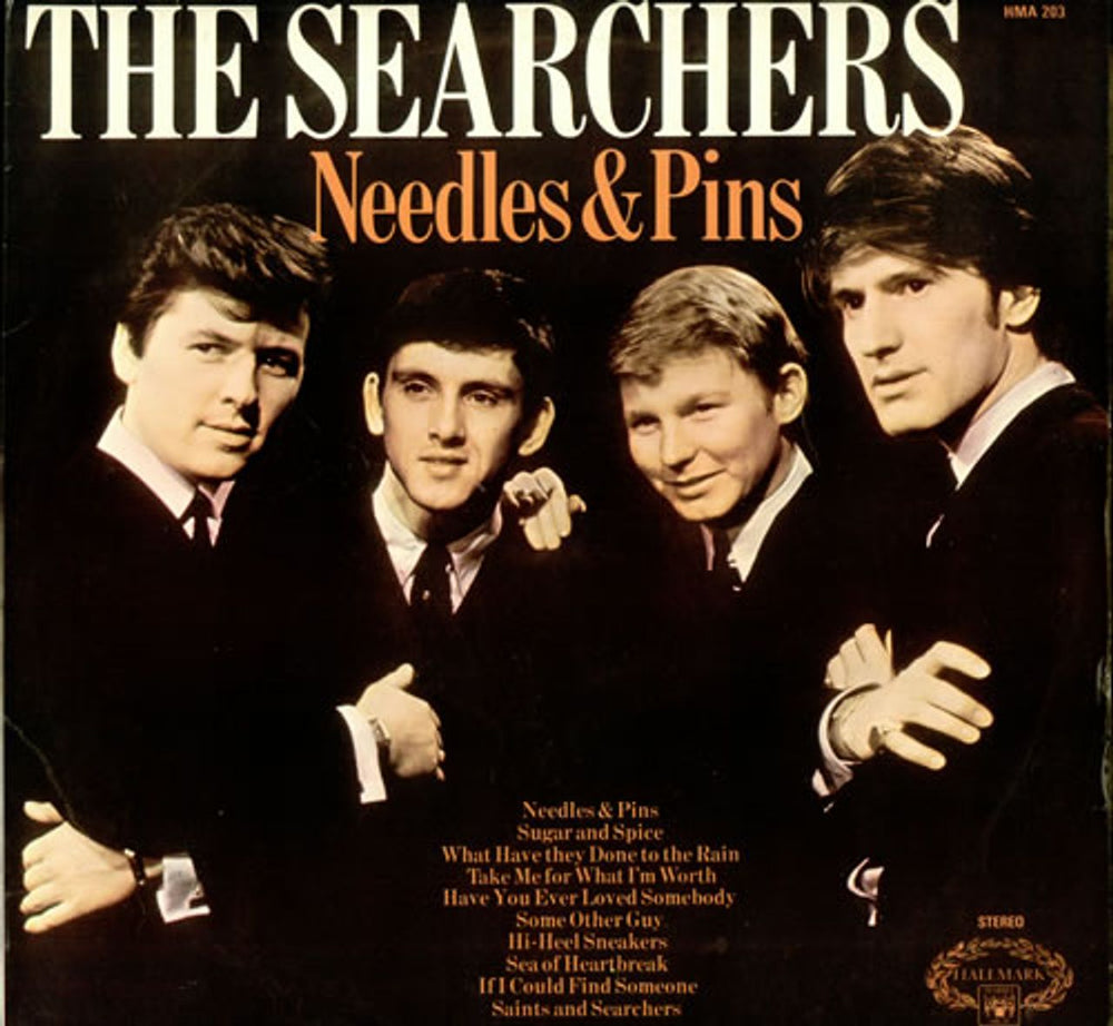 The Searchers Needles & Pins UK vinyl LP album (LP record) HMA203