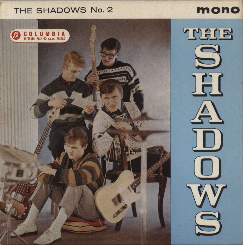 The Shadows The Shadows No. 2 - 1st UK 7" vinyl single (7 inch record / 45) SEG8148