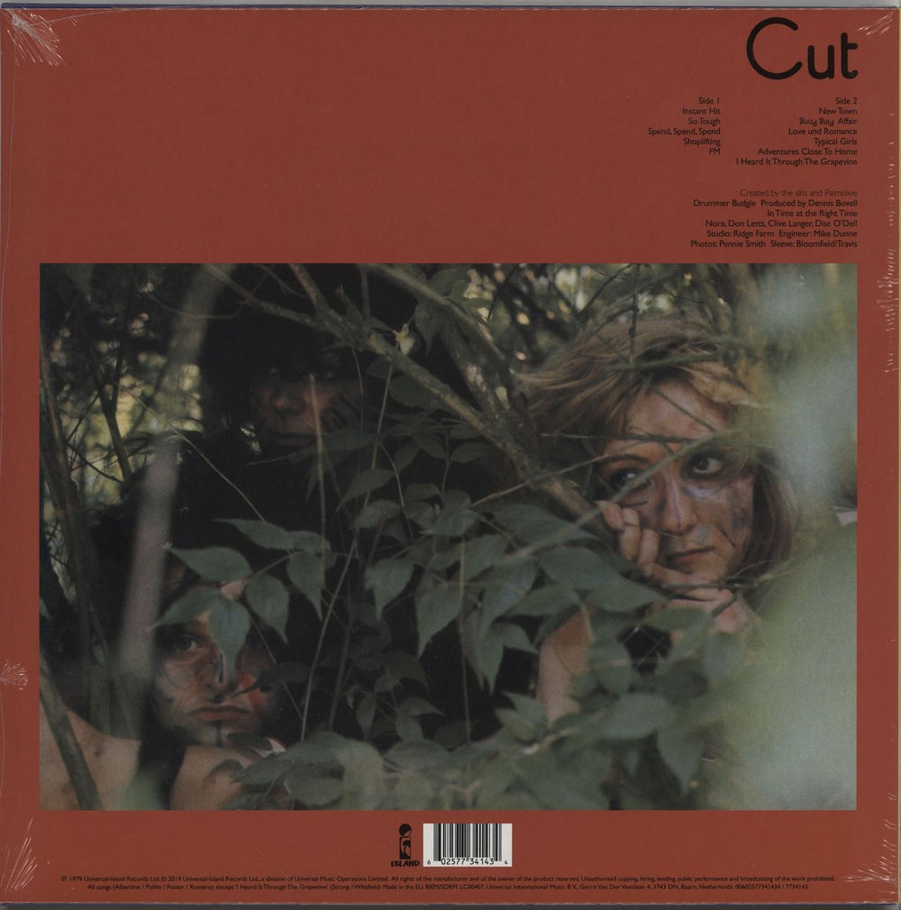 The Slits Cut - 180gm Vinyl - Sealed UK vinyl LP album (LP record) 602577341434