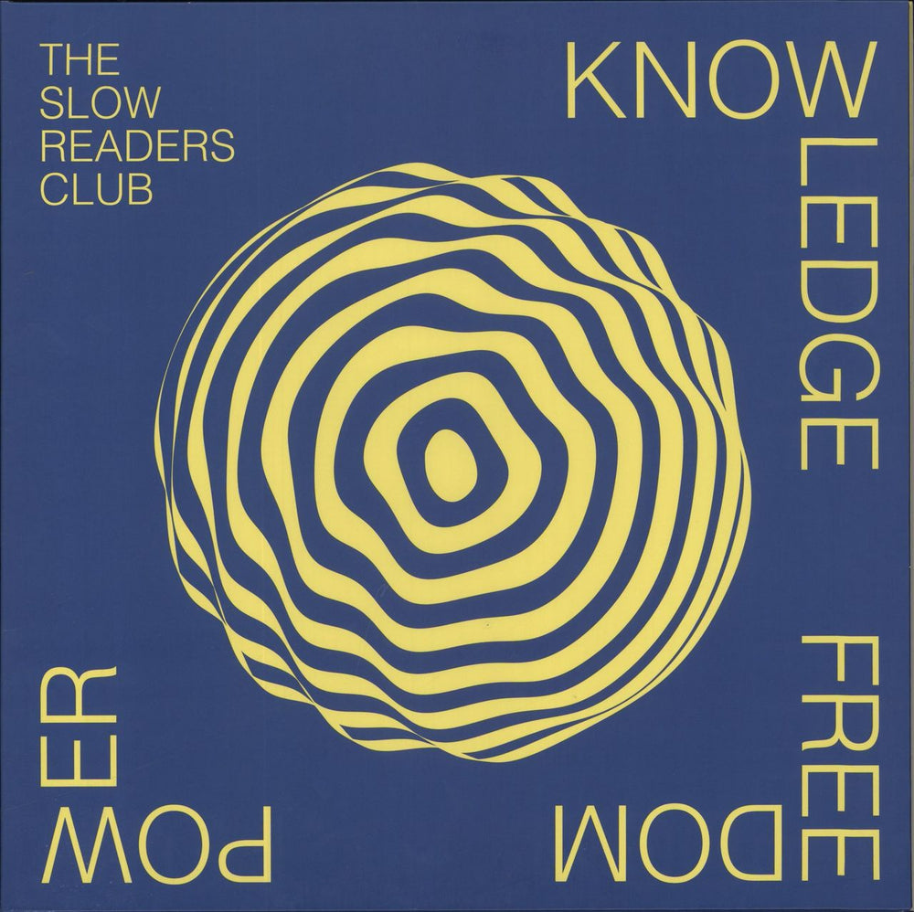 The Slow Readers Club Knowledge Freedom Power - Yellow Vinyl + Autographed Print UK vinyl LP album (LP record) SRC034LP