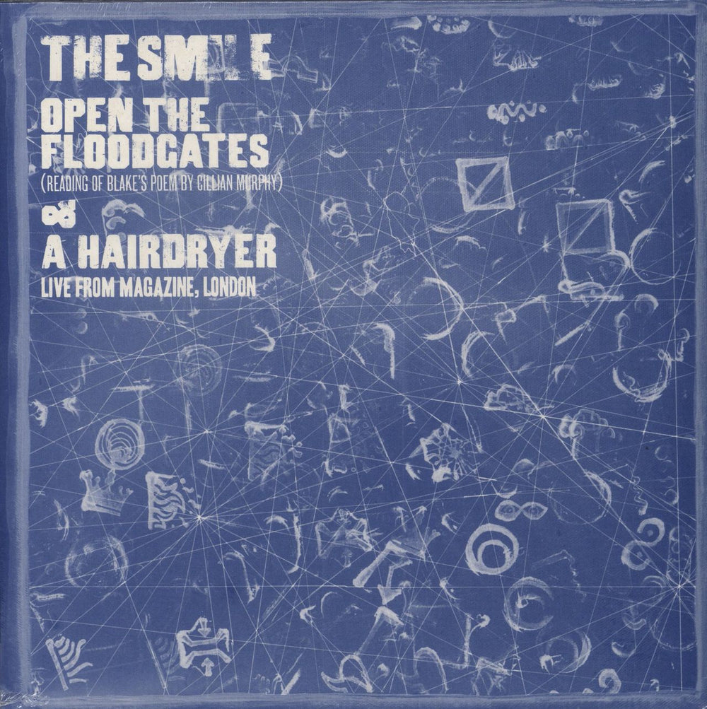The Smile Open The Floodgates & A Hairdryer UK 10" vinyl single (10 inch record) XL1281TNE