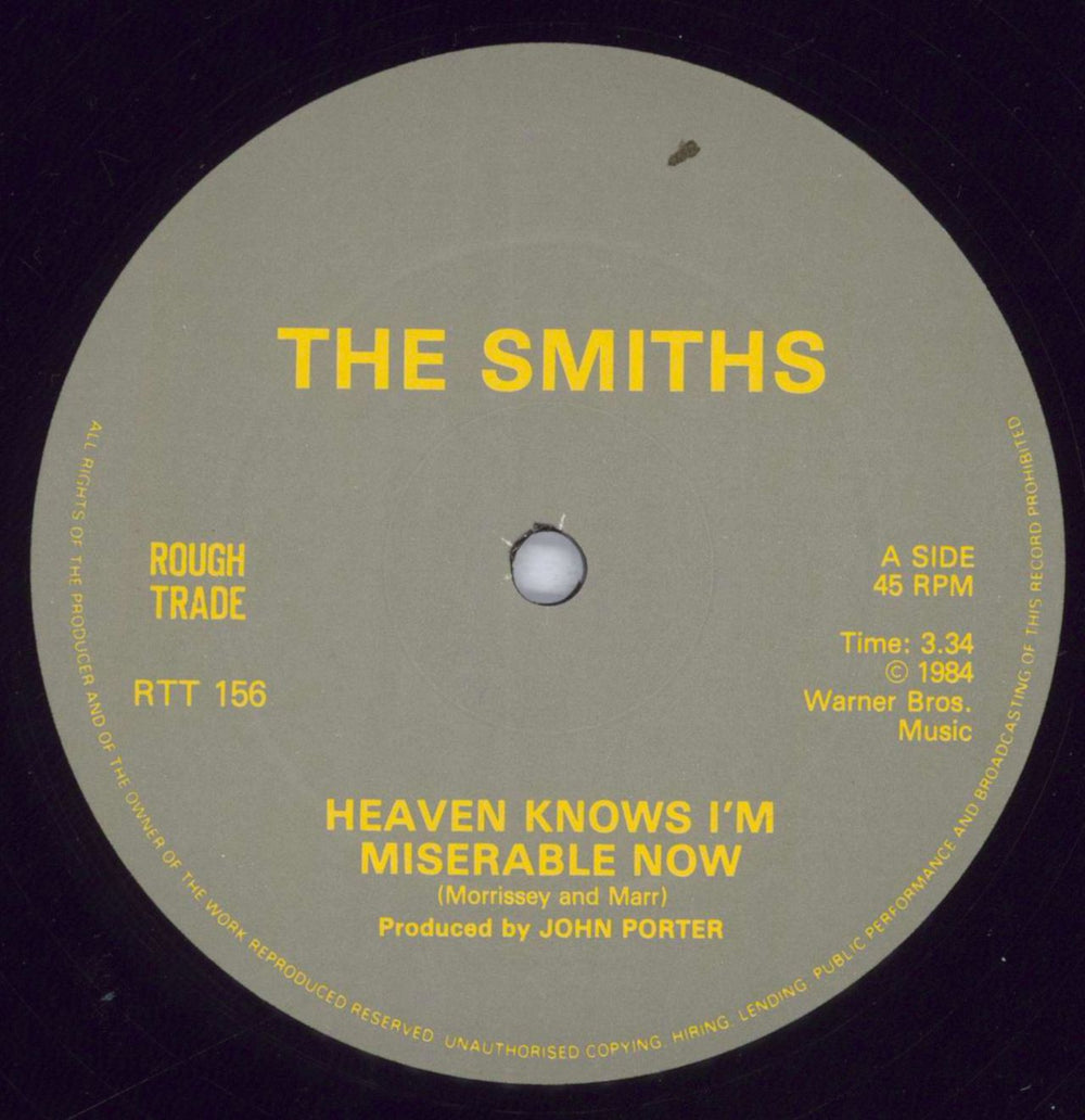 The Smiths Heaven Knows I'm Miserable Now - shrink UK 12" vinyl single (12 inch record / Maxi-single) SMI12HE832025