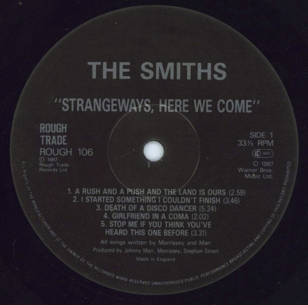 The Smiths Strangeways, Here We Come - VG Sleeve UK vinyl LP album (LP record) SMILPST807875