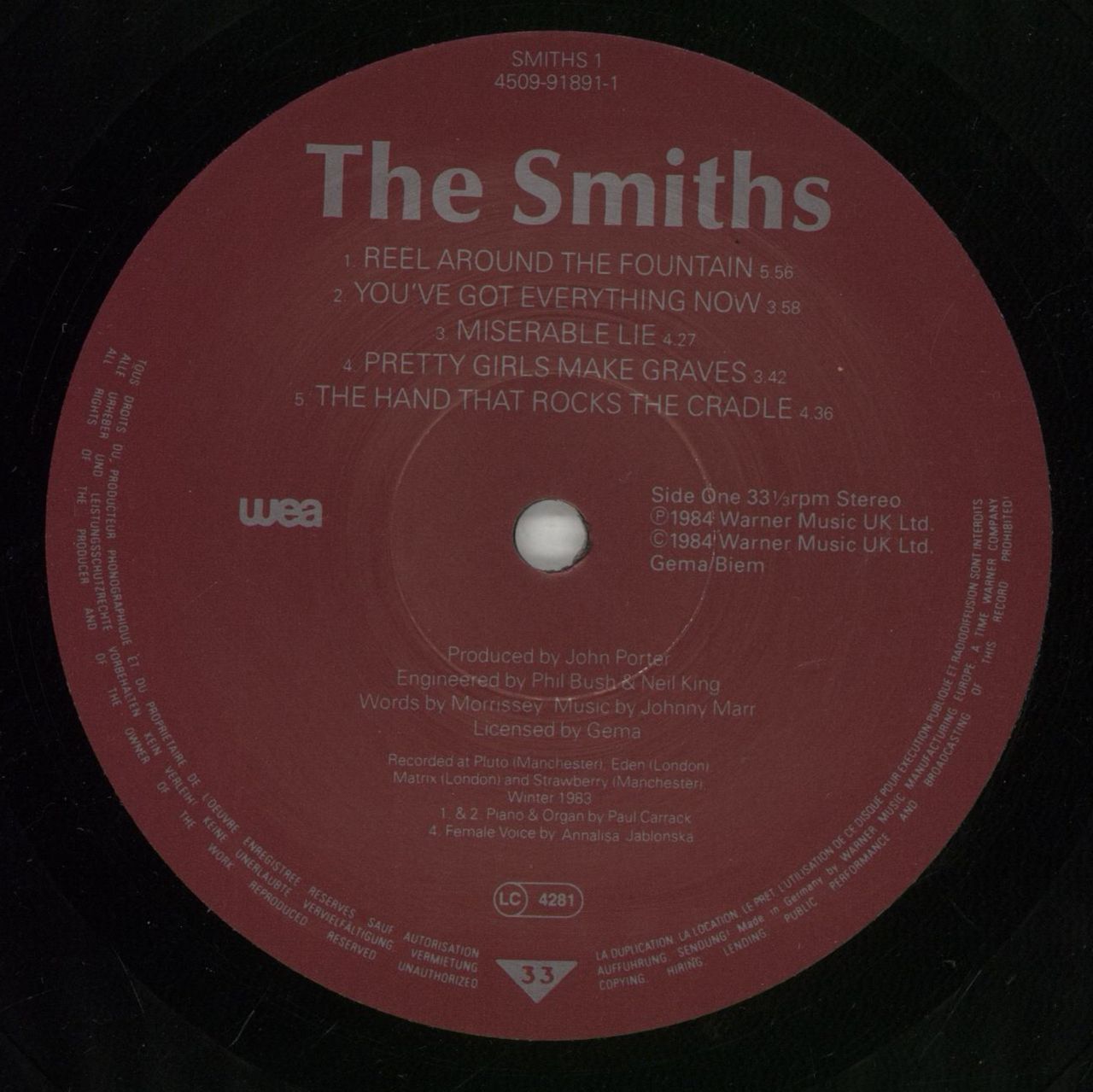 The Smiths The Smiths UK 10