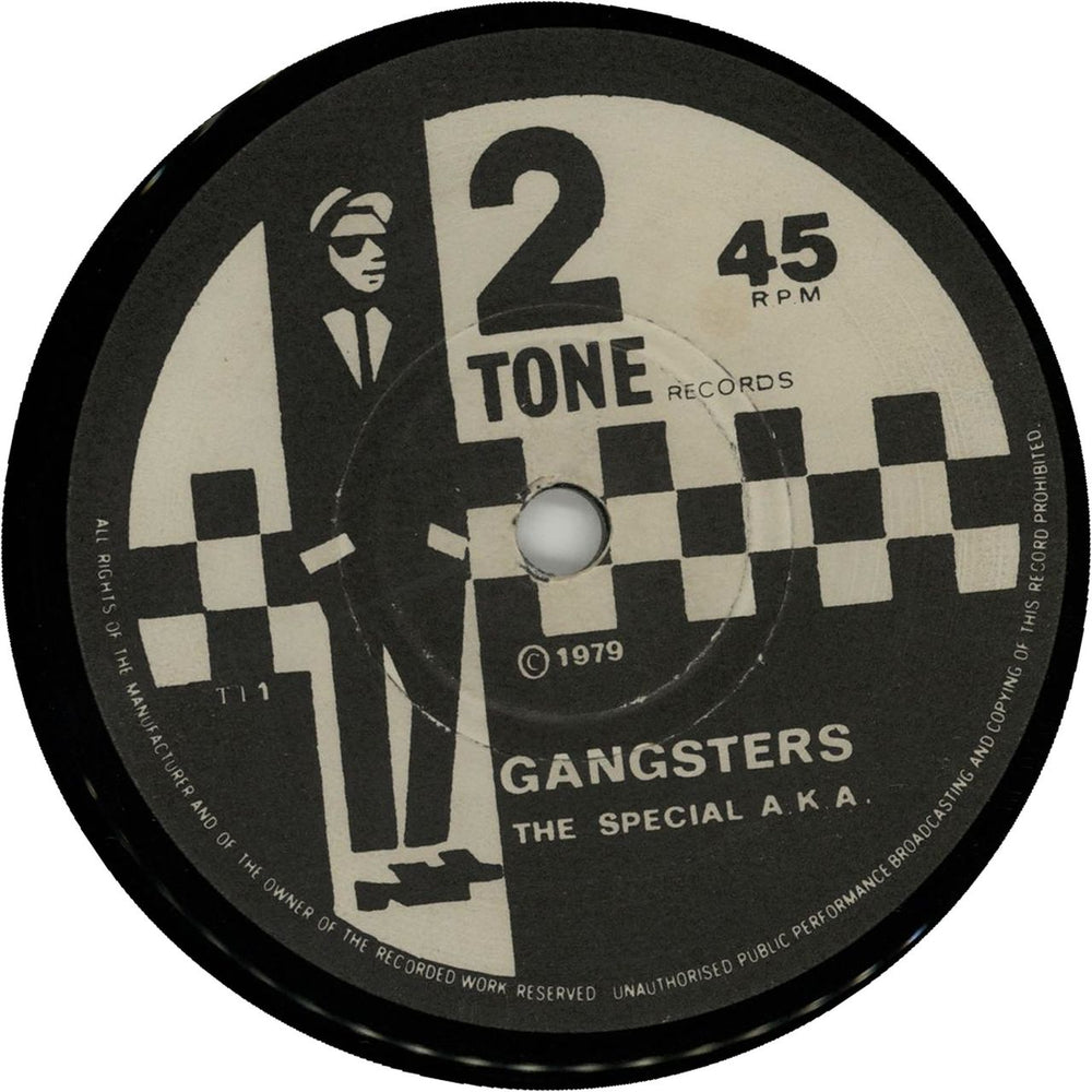 The Specials Gangsters - 1st UK 7" vinyl single (7 inch record / 45) SPE07GA265359