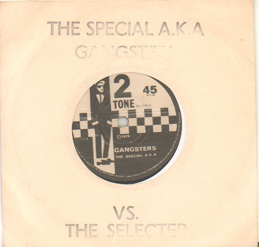 The Specials Gangsters - 1st UK 7" vinyl single (7 inch record / 45) TT1/2