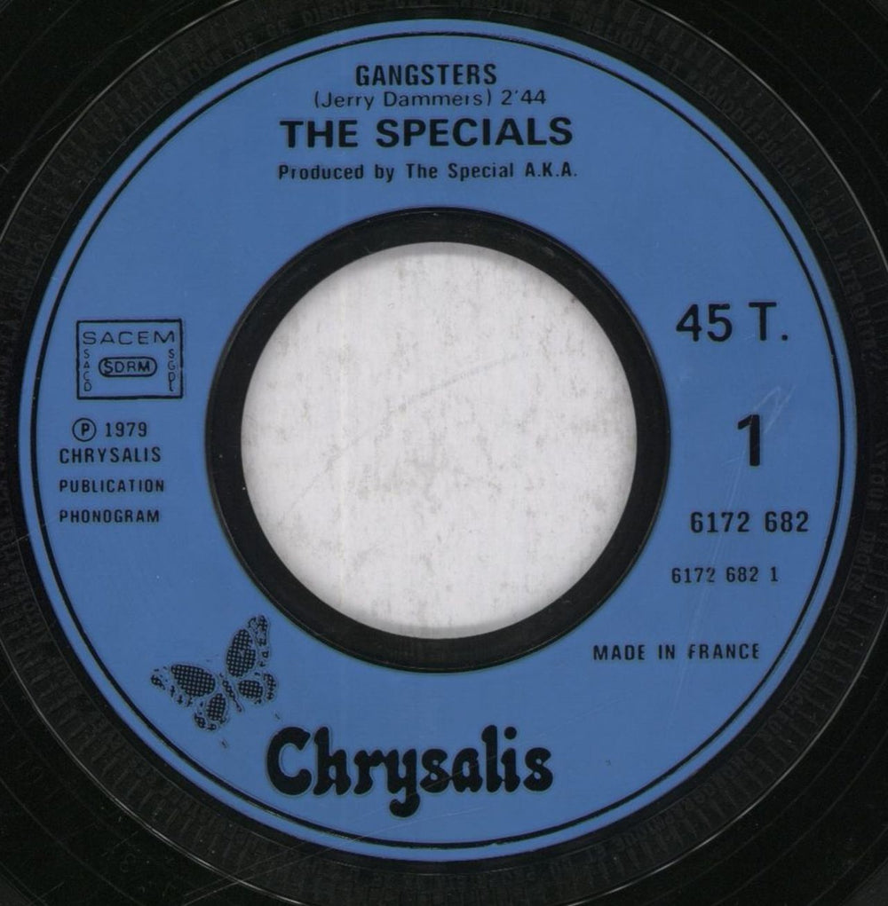 The Specials Gangsters - EX French 7" vinyl single (7 inch record / 45) SPE07GA779171