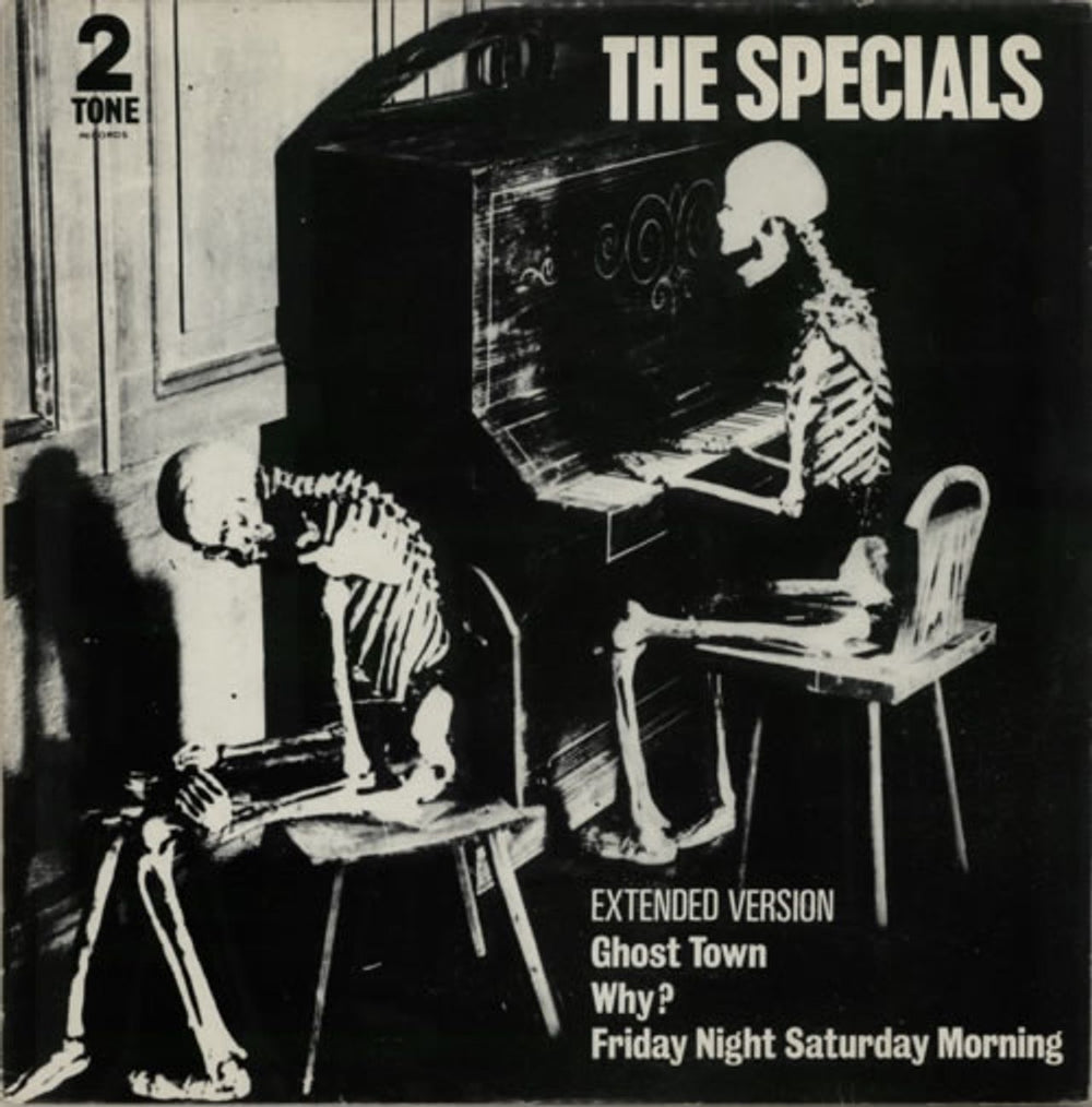 The Specials Ghost Town - Glossy UK 12" vinyl single (12 inch record / Maxi-single) CHSTT1217