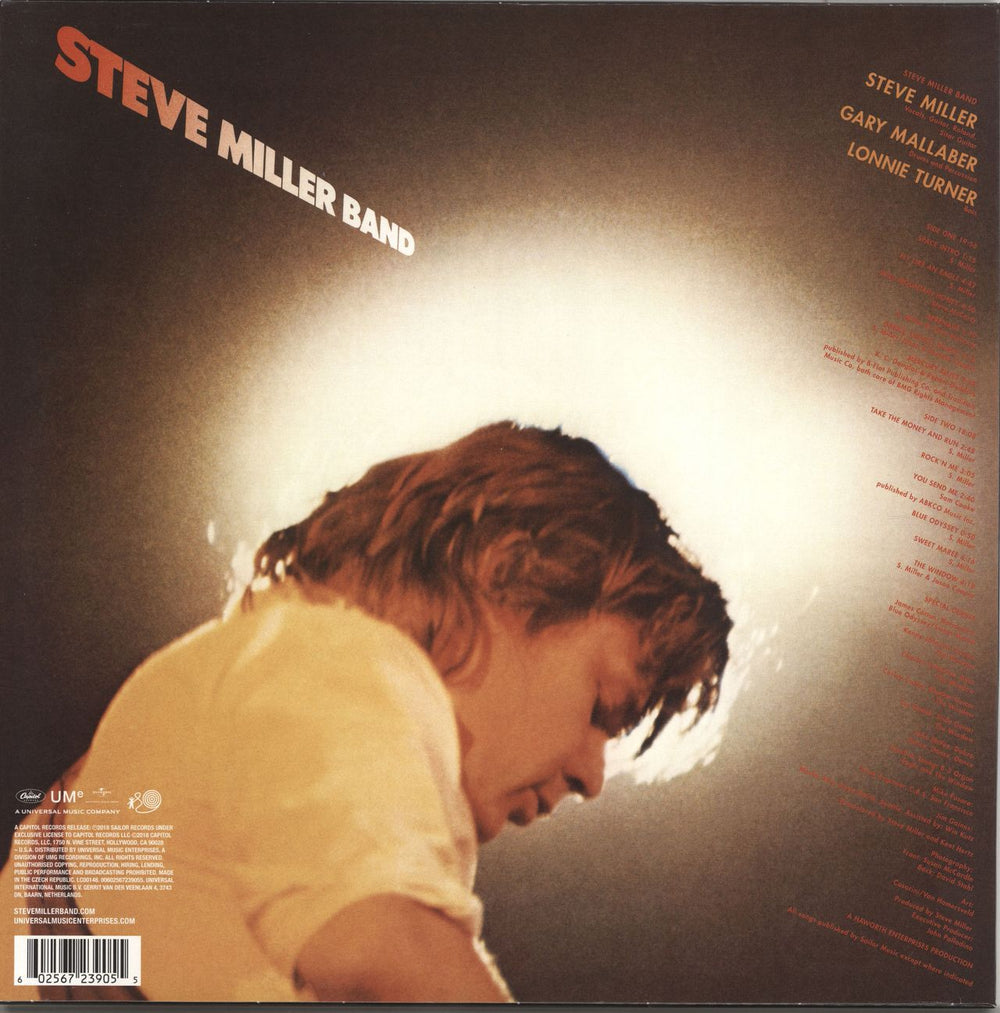 The Steve Miller Band Fly Like An Eagle - 180gm Vinyl UK vinyl LP album (LP record) 602567239055