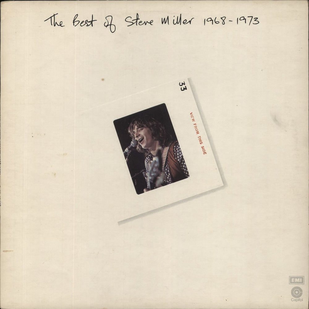 The Steve Miller Band The Best Of Steve Miller 1968 - 1973 - EX UK vinyl LP album (LP record) E-ST24058