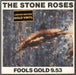 The Stone Roses Fools Gold - Gold Vinyl - stickered shrink US 12" vinyl single (12 inch record / Maxi-single) 1315-1-JD