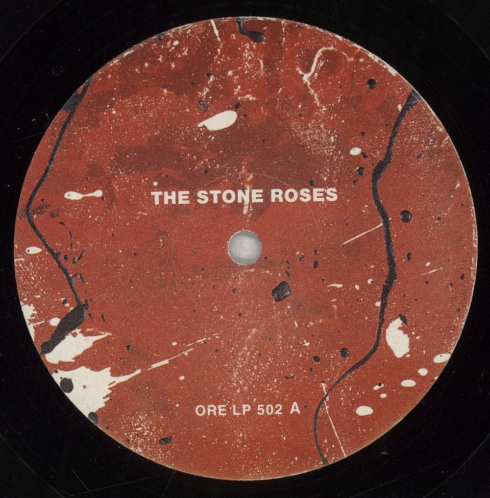 The Stone Roses The Stone Roses - 1st - John Squire print label- VG UK vinyl LP album (LP record) STOLPTH784544