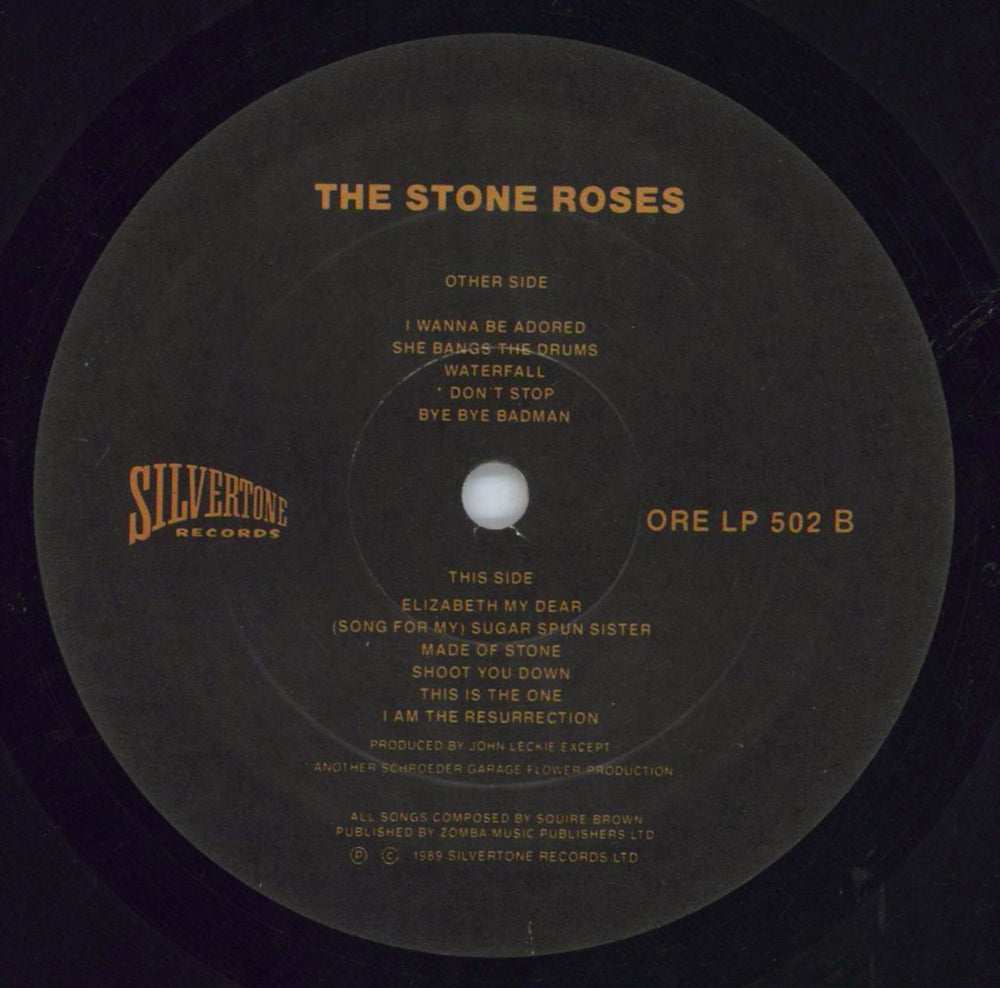 The Stone Roses The Stone Roses - Non-embossed sleeve - Opened shrink UK vinyl LP album (LP record) STOLPTH819424