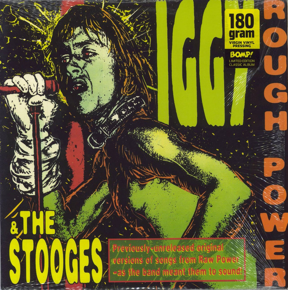 The Stooges Rough Power - 180gm + Promo Poster US vinyl LP album (LP record) BLP4095