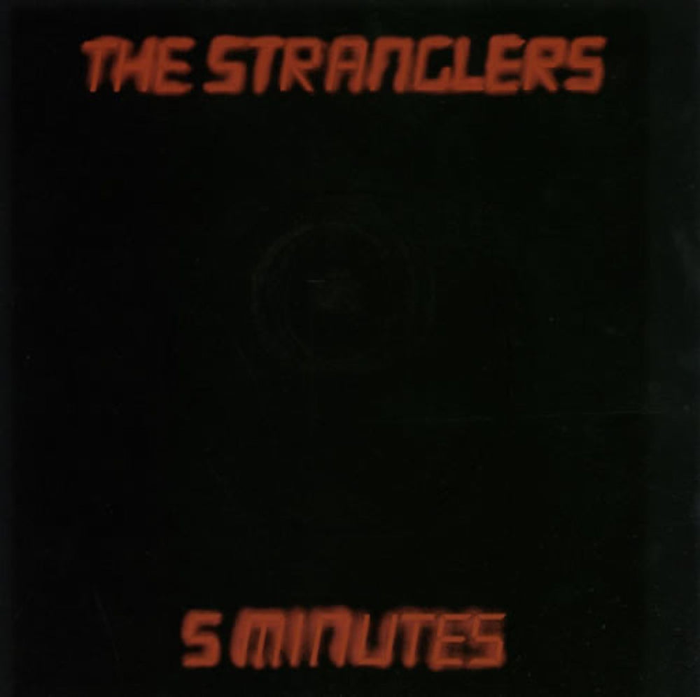 The Stranglers 5 Minutes + p/s UK 7" vinyl single (7 inch record / 45) UP36350