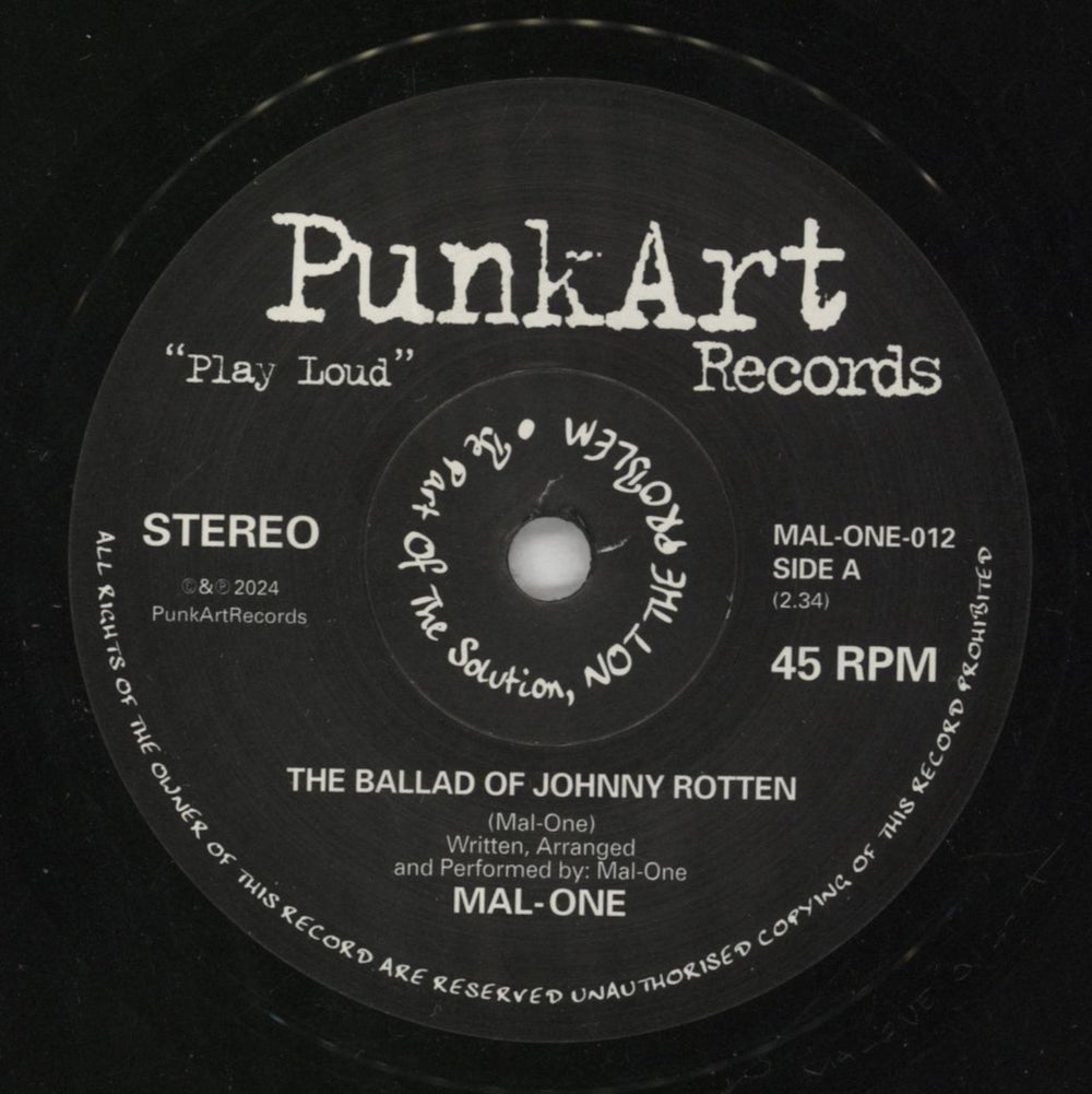 The Stranglers Black And White - Punk Art Sleeve UK 7" vinyl single (7 inch record / 45) STR07BL849577