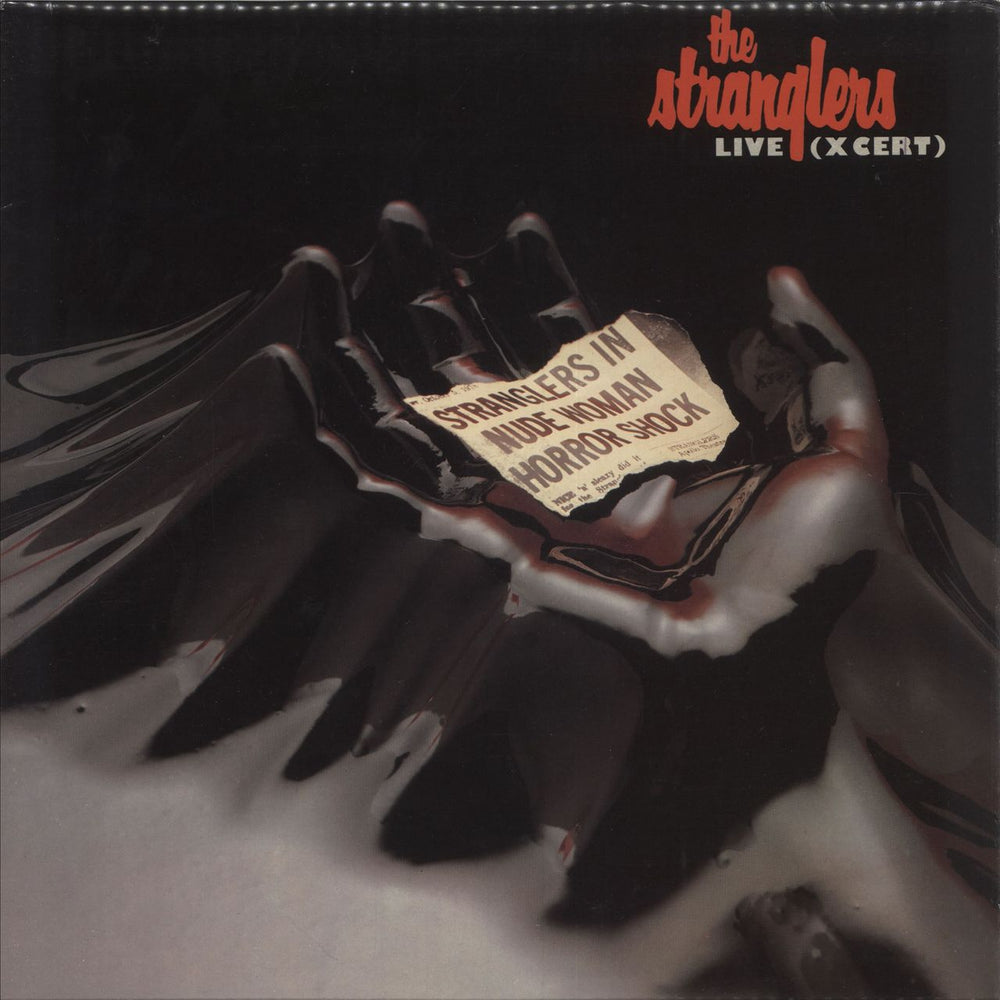 The Stranglers Live (X Cert) - Laminated, Picture Labels & Inner UK vinyl LP album (LP record) UAG30224