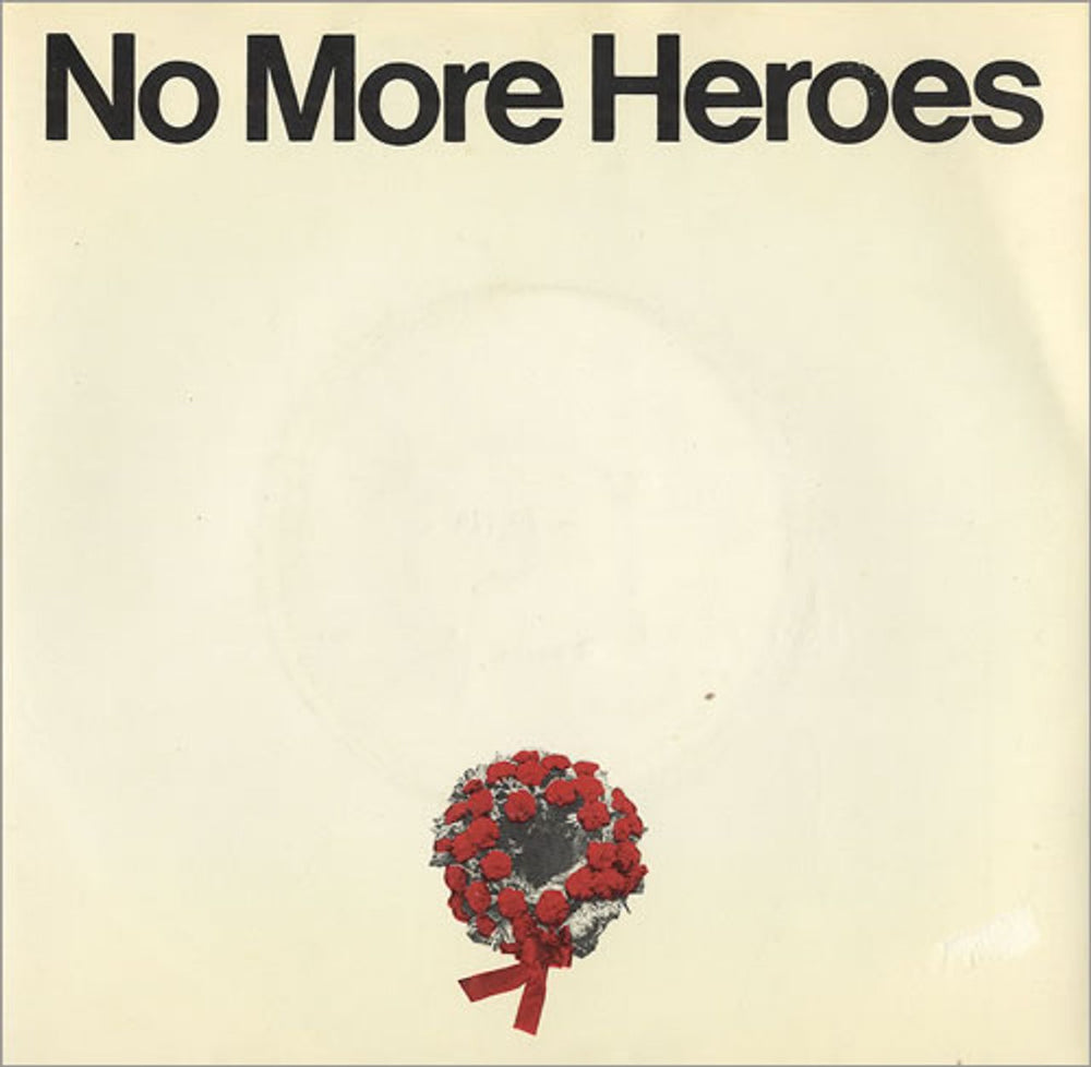 The Stranglers No More Heroes - Logo Label + Sleeve UK 7" vinyl single (7 inch record / 45) UP36300