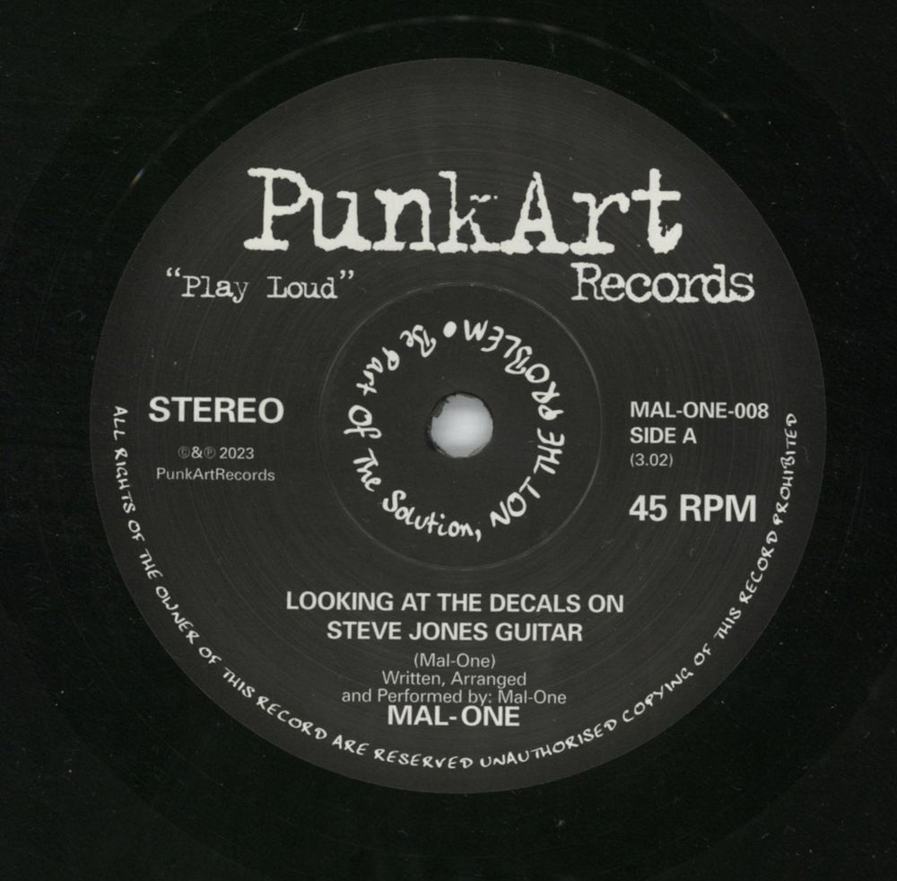 The Stranglers No More Heroes - Punk Art Sleeve UK 7" vinyl single (7 inch record / 45)