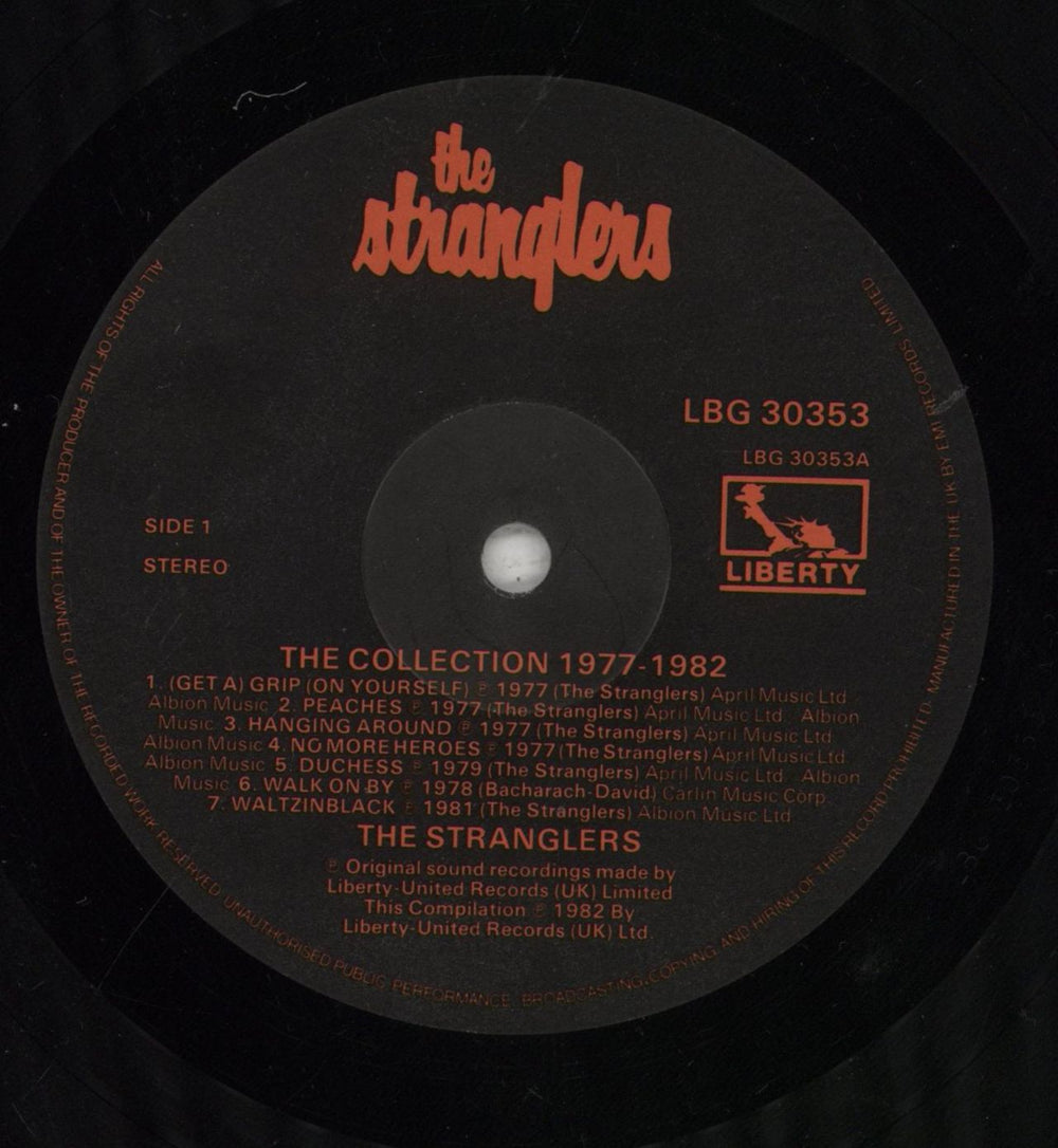 The Stranglers The Collection 1977-1982 - EX UK vinyl LP album (LP record) STRLPTH742124