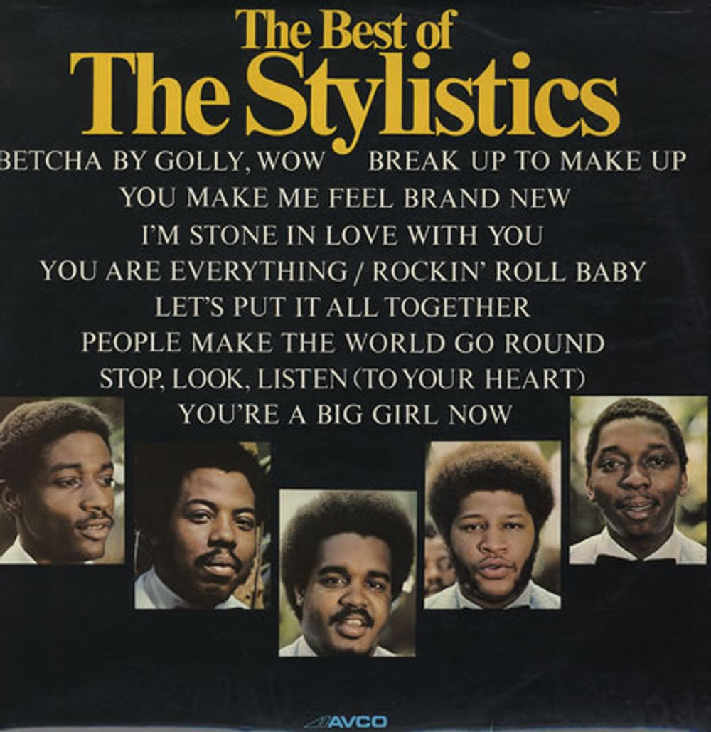 The Stylistics The Best Of The Stylistics UK vinyl LP album (LP record) 9109003