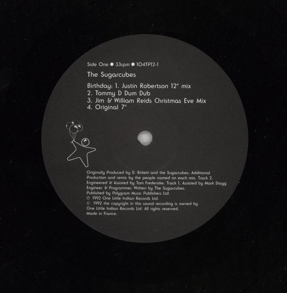 The Sugarcubes Birthday Remix EP UK 12" vinyl single (12 inch record / Maxi-single) SUG12BI88015