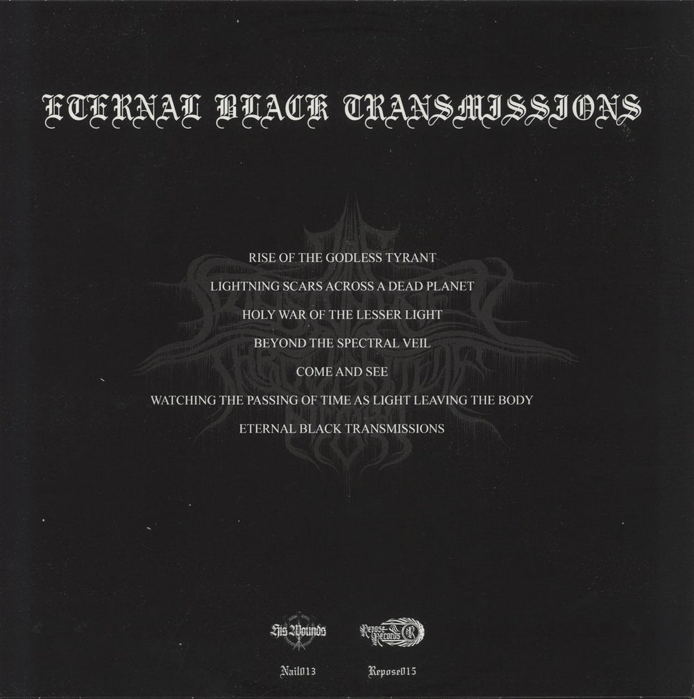 The Sun's Journey Through The Night Eternal Black Transmissions UK vinyl LP album (LP record)