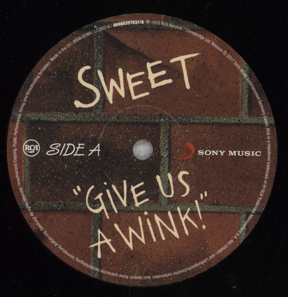 The Sweet Give Us A Wink UK vinyl LP album (LP record) SWTLPGI846078