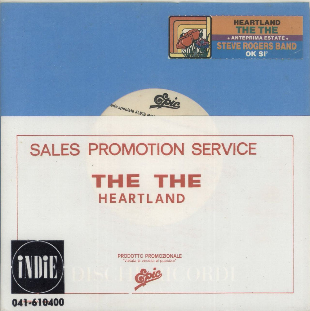 The The Heartland - Jukebox Italian 7" vinyl single (7 inch record / 45) JC15186