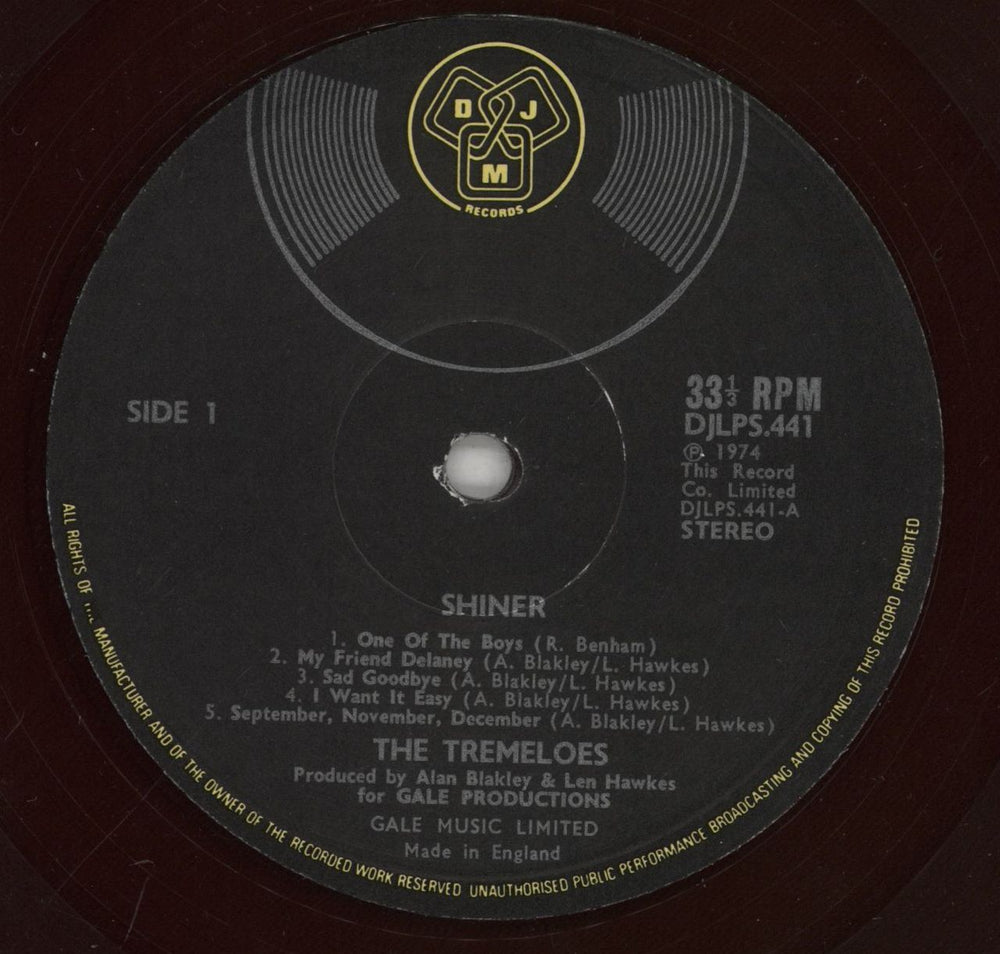 The Tremeloes Shiner UK vinyl LP album (LP record) TRELPSH862509