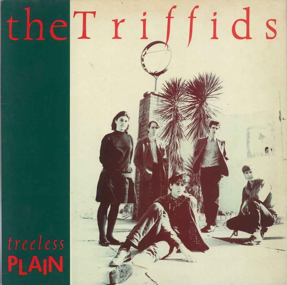 The Triffids (80s) Treeless Plain UK vinyl LP album (LP record) HOT1003