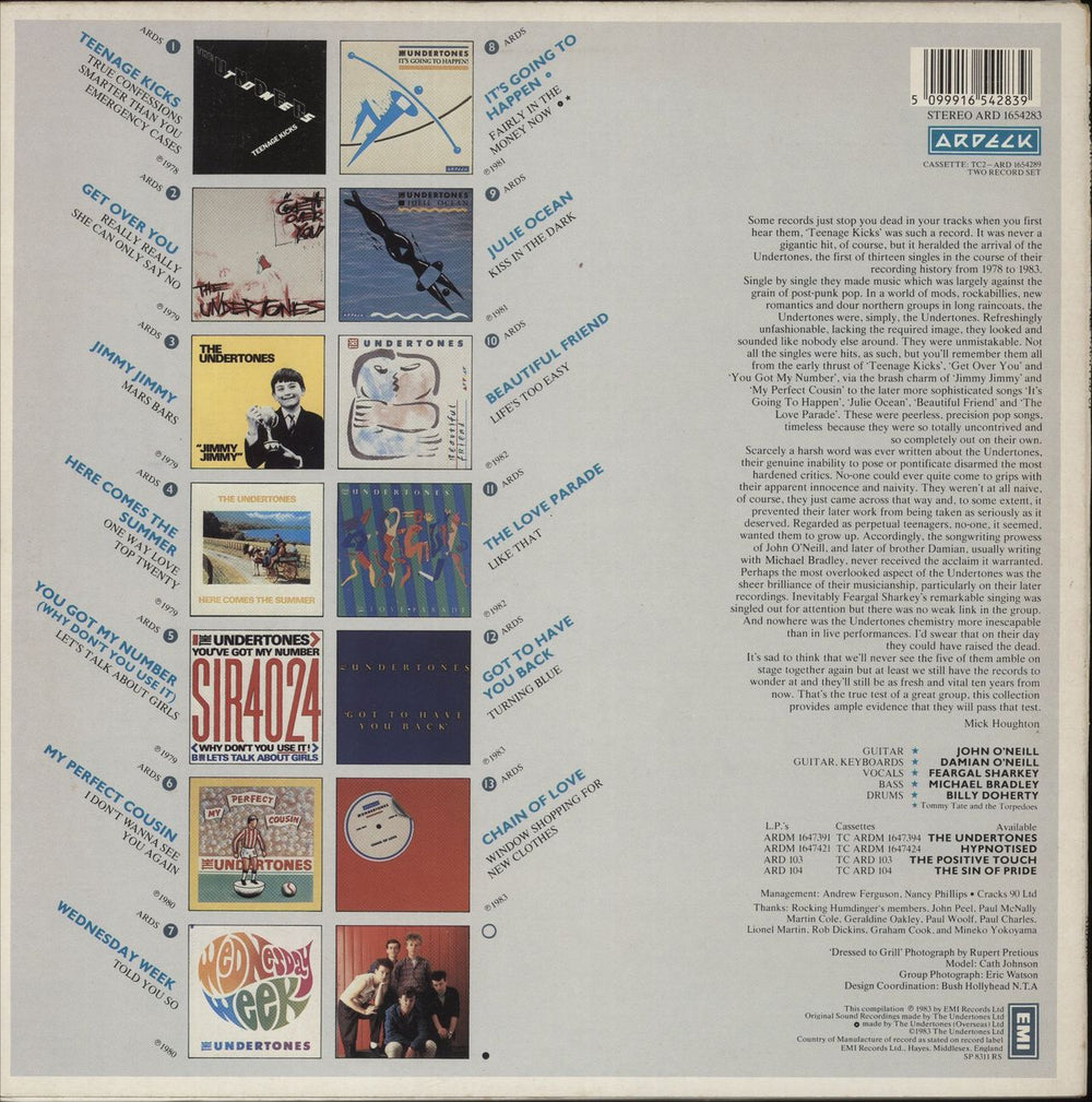 The Undertones All Wrapped Up - Hype Stickered UK 2-LP vinyl record set (Double LP Album) 5099916542839