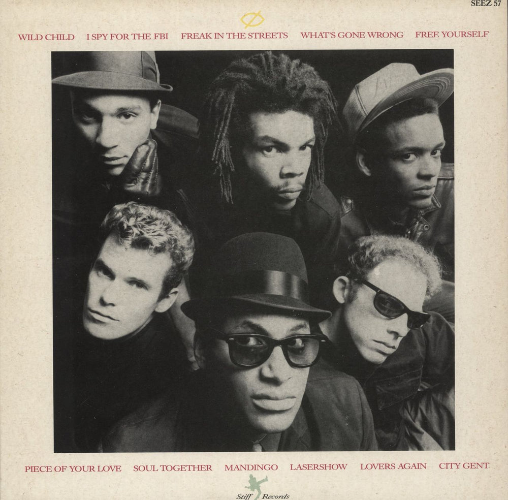 The Untouchables Wild Child UK vinyl LP album (LP record)