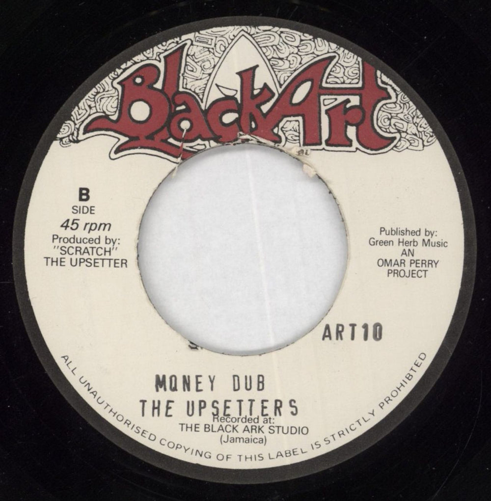 The Upsetters Mr Money Man UK 7" vinyl single (7 inch record / 45)