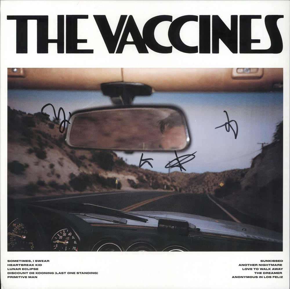 The Vaccines Pick-Up Full Of Pink Carnations - Recycled Random Colour + Signed Insert UK vinyl LP album (LP record)