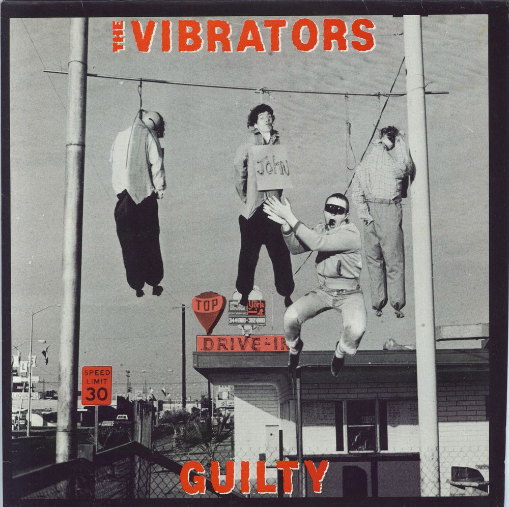 The Vibrators Guilty UK vinyl LP album (LP record) GRAM002