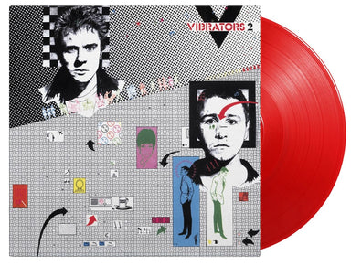 The Vibrators V2 - Red Vinyl 180 Gram UK vinyl LP album (LP record) MOVLP3491