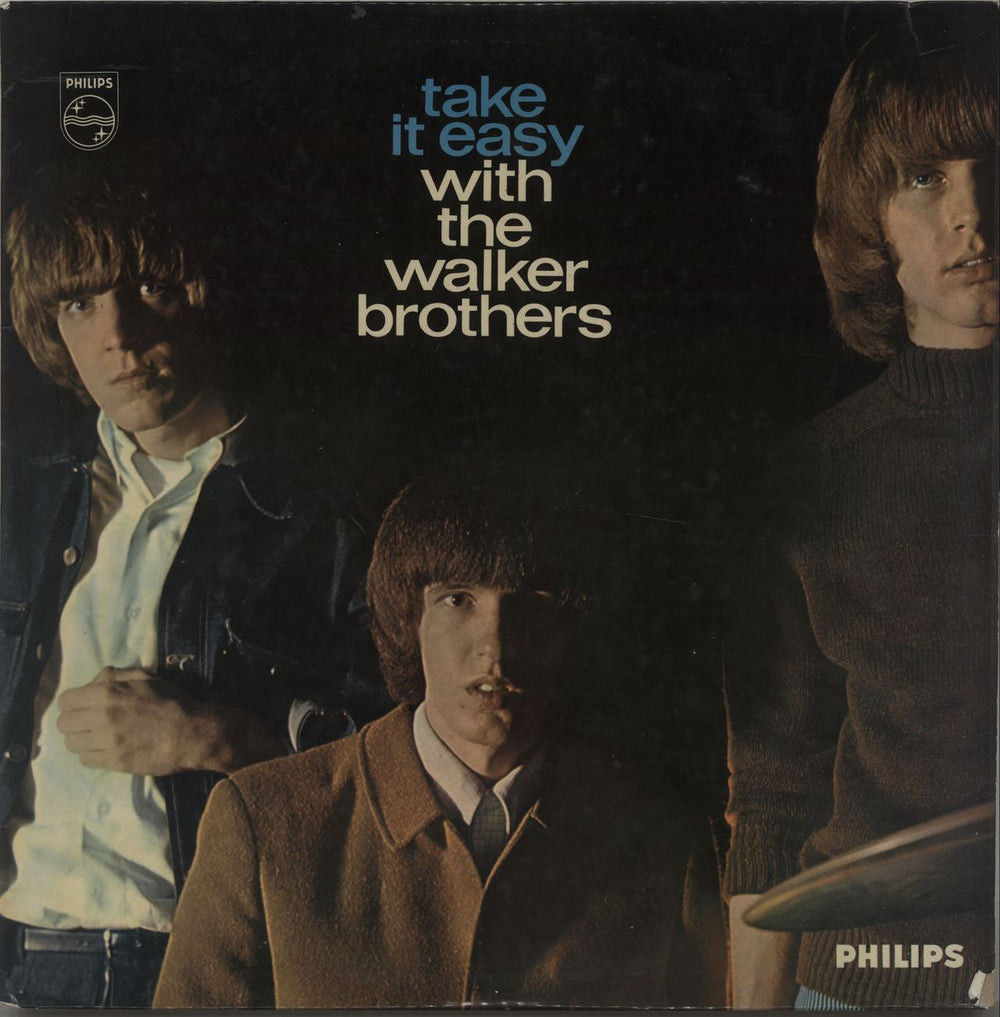 The Walker Brothers Take It Easy With The Walker Brothers - Autographed UK vinyl LP album (LP record) BL7691