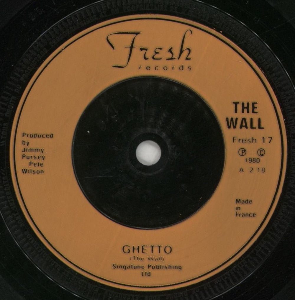 The Wall Ghetto UK 7" vinyl single (7 inch record / 45) UQ-07GH513293