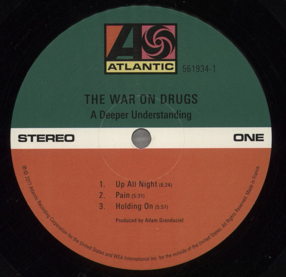 The War On Drugs A Deeper Understanding UK 2-LP vinyl record set (Double LP Album) X3R2LAD767814