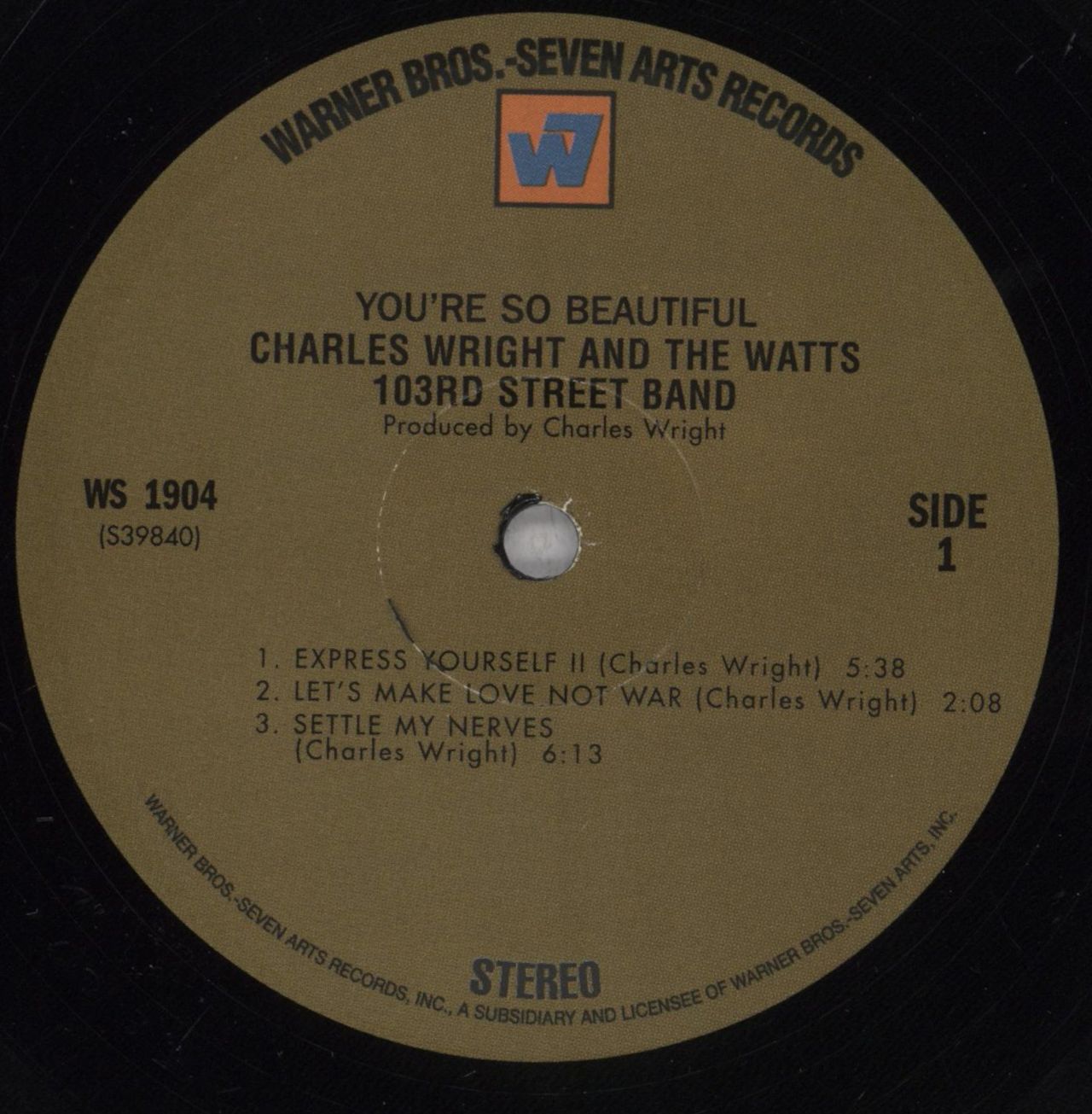 Charles Wright/Express Yourself USオリジナル盤 Charles Wright