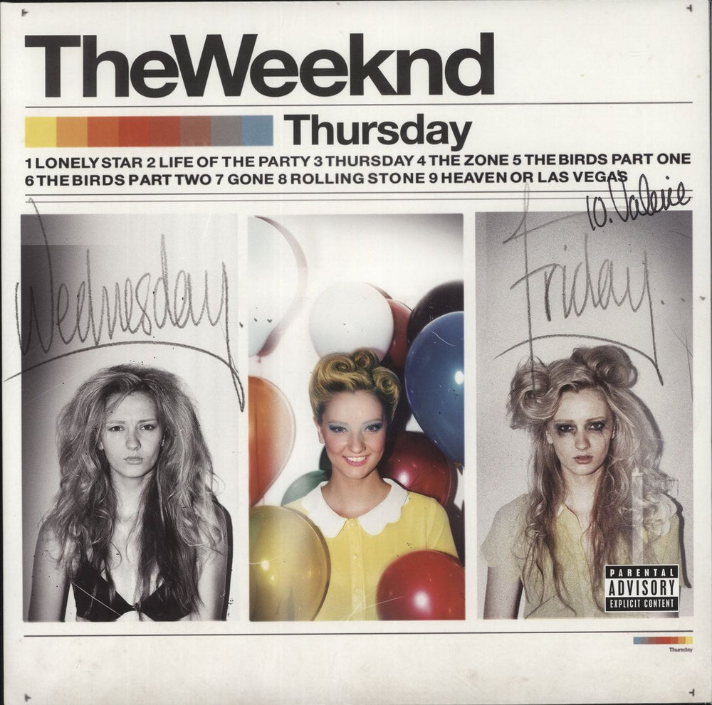 The Weeknd Thursday UK 2-LP vinyl record set (Double LP Album) 602547264930