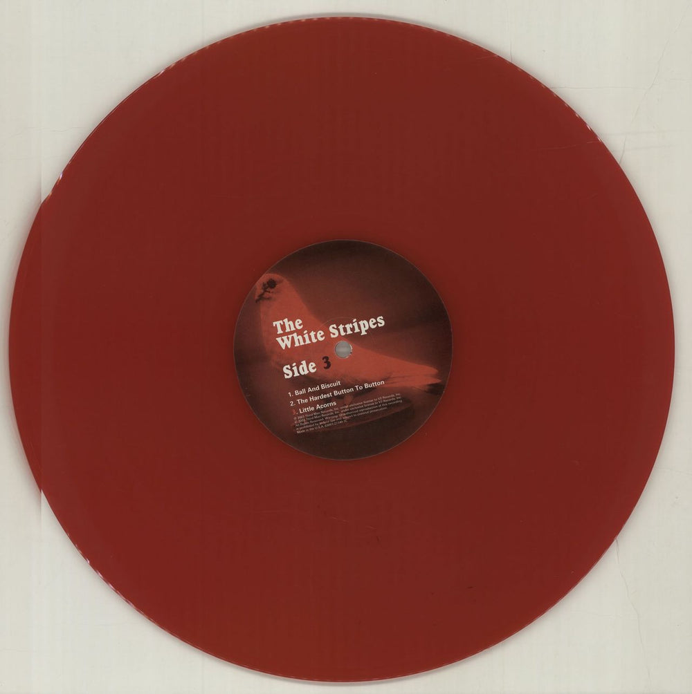 The White Stripes Elephant - Red + White Vinyl US 2-LP vinyl record set (Double LP Album) 638812714817