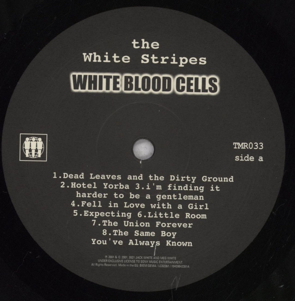 The White Stripes White Blood Cells - 20th Anniversary UK vinyl LP album (LP record) WSTLPWH846121