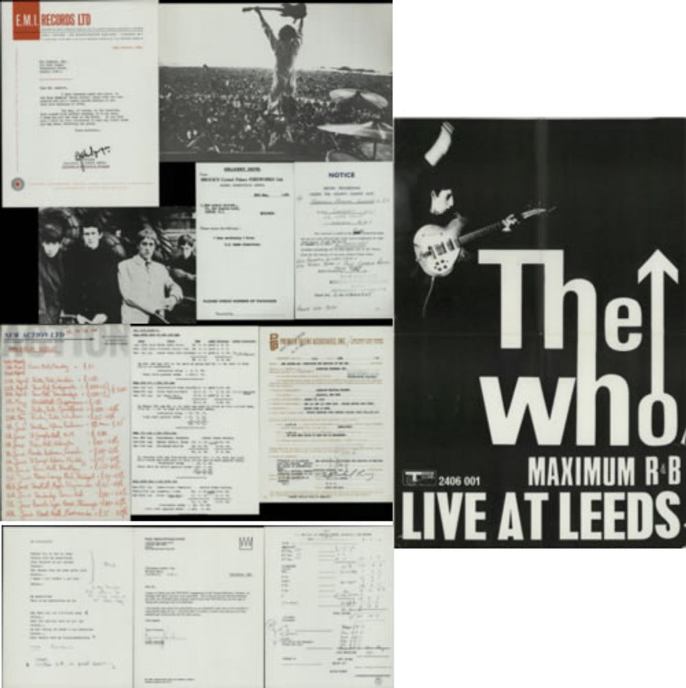 The Who Live At Leeds - 2nd Red - Complete - EX UK vinyl LP album (LP record)