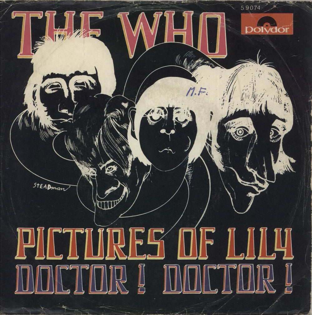 The Who Pictures Of Lily - EX Belgian 7" vinyl single (7 inch record / 45)