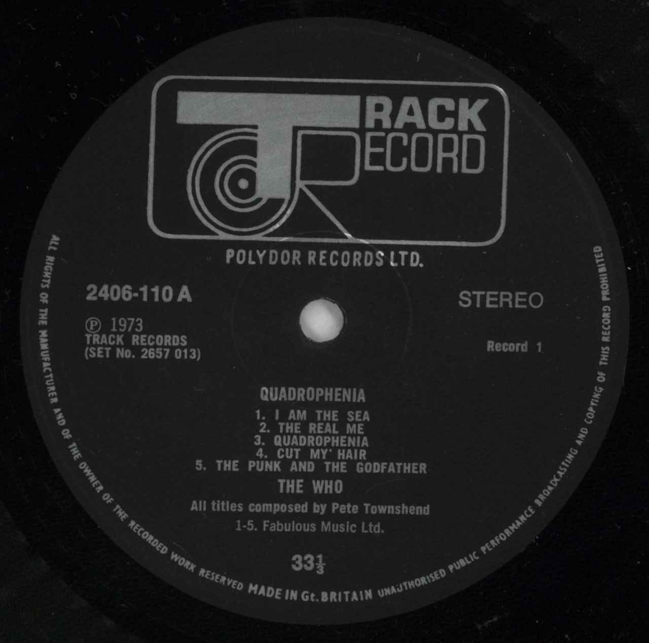 The Who Quadrophenia - 1st EX - booklet attached UK 2-LP vinyl set