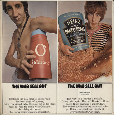 The Who Sell Out + Poster + Stickered UK vinyl LP album (LP record) 613002