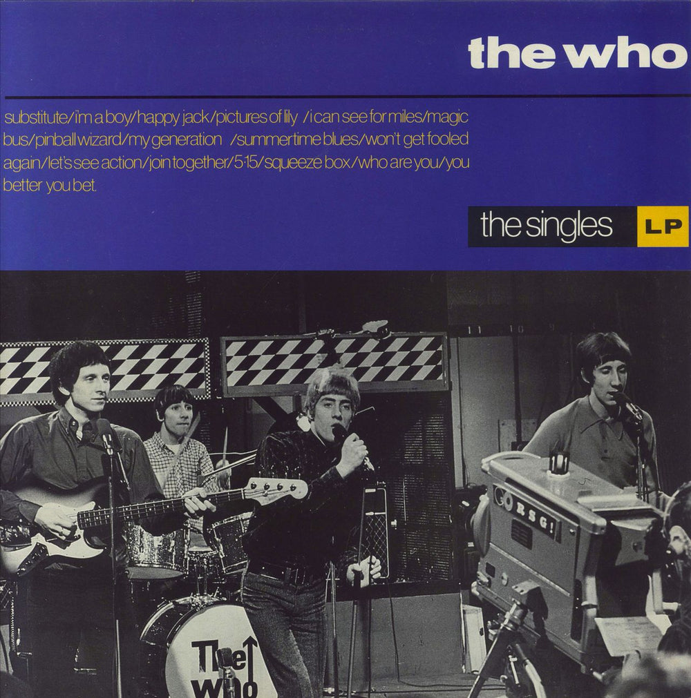 The Who The Singles UK vinyl LP album (LP record) WHOH17