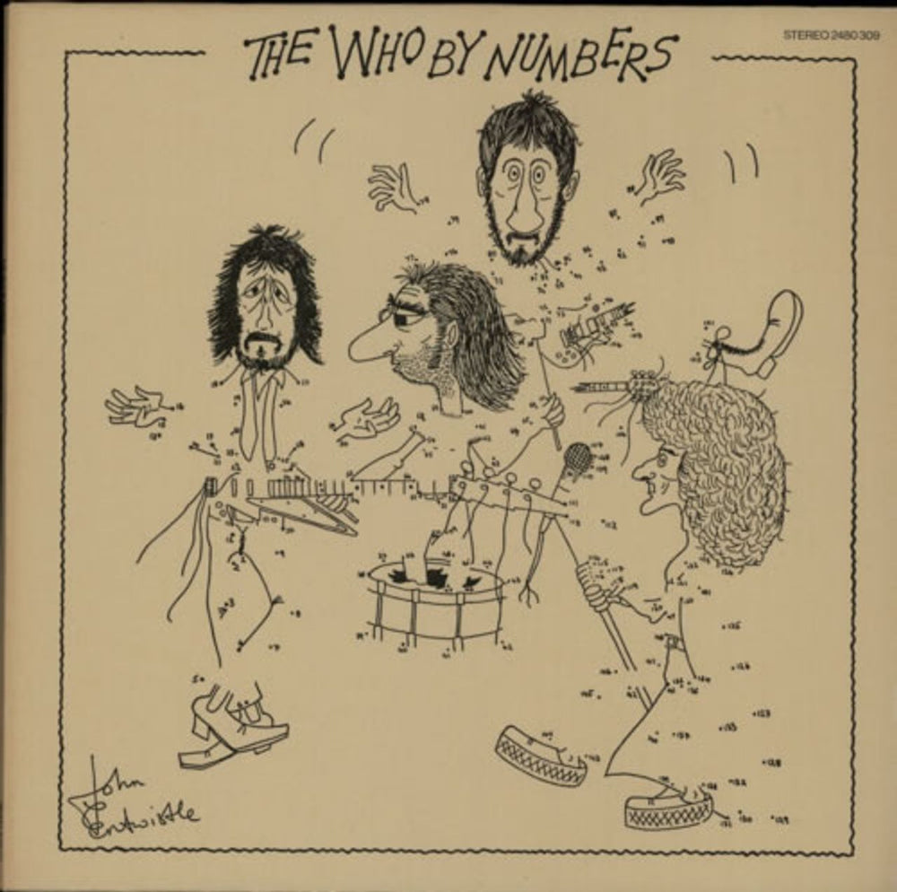 The Who The Who By Numbers German vinyl LP album (LP record) 2480309